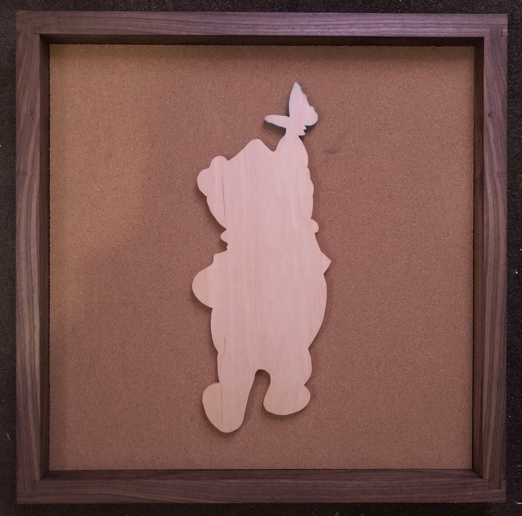 Winnie the Pooh Inspired Handmade Pin Board | Pooh & Butterfly Pin Display | Disney Pin Board | EverAfterPinBoards
