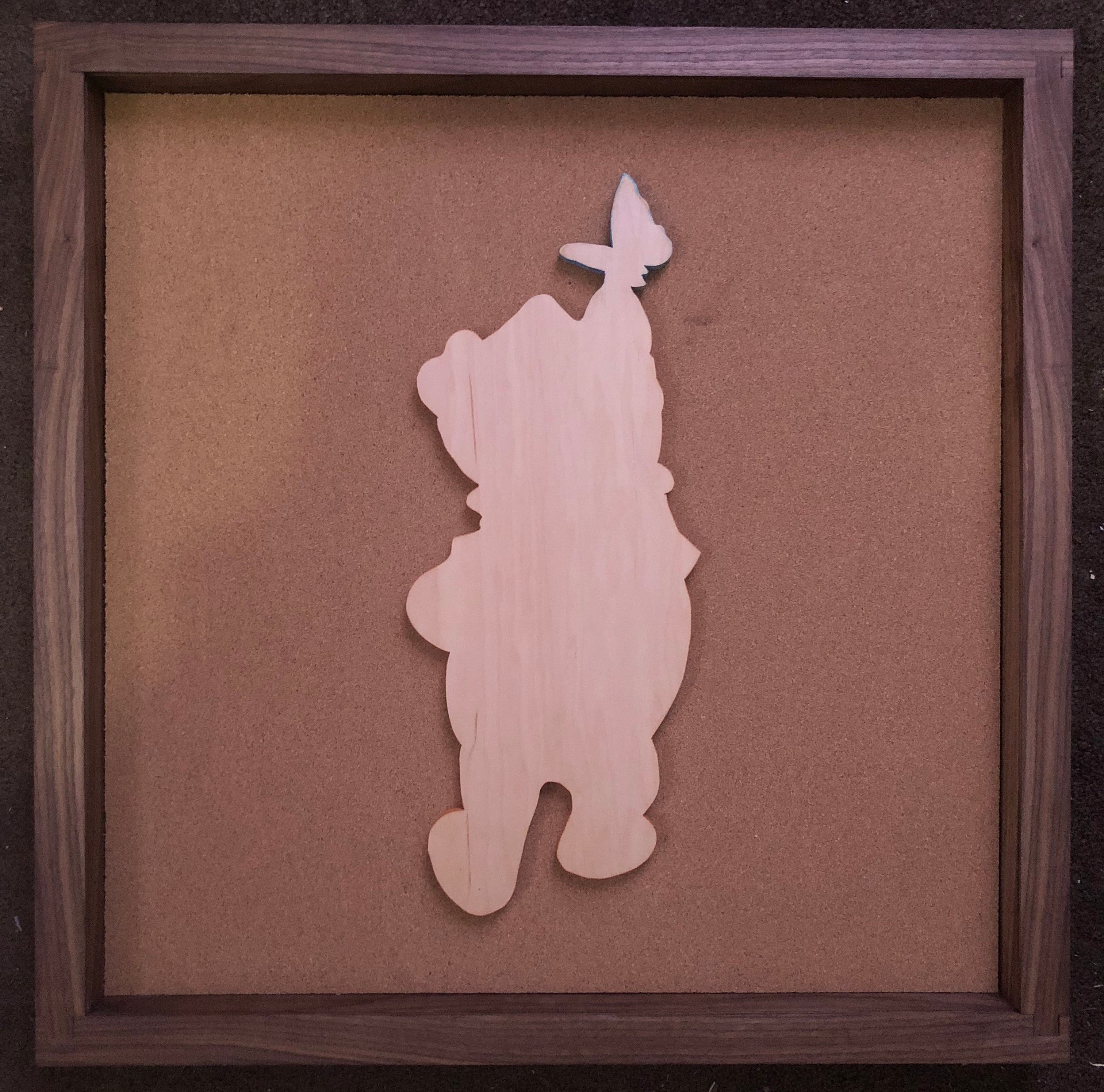 Winnie the Pooh Inspired Handmade Pin Board | Pooh & Butterfly Pin Display | Disney Pin Board | EverAfterPinBoards