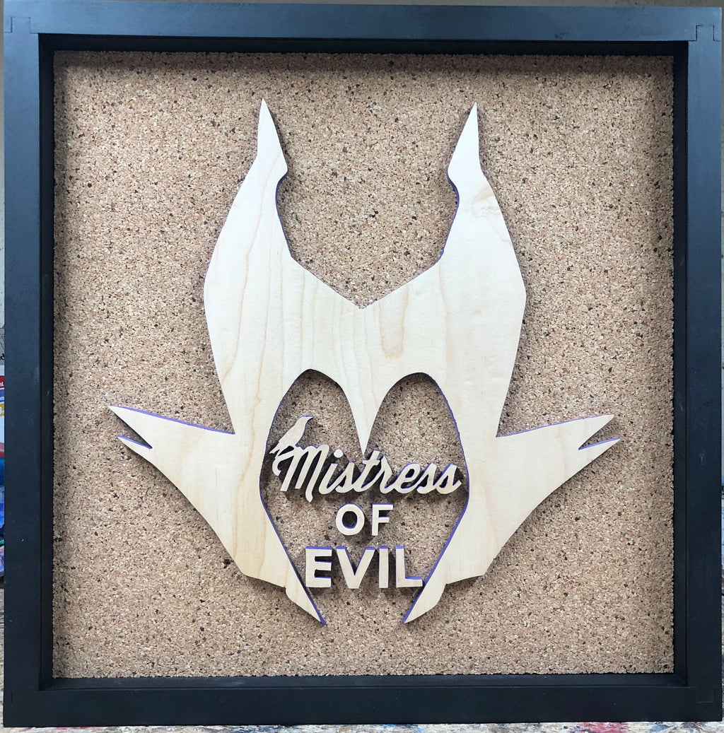 Maleficent Inspired Handmade Pin Board | Disney Villain Pin Display | Dragon Fairy Pin Board | EverAfterPinBoards