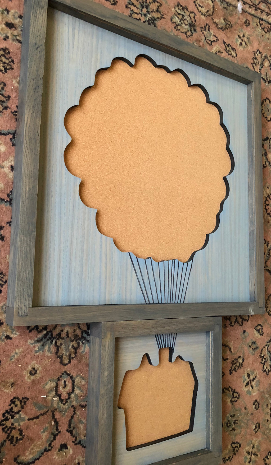 Up House with Balloon Inspired Handmade Disney Pin Board | Wooden Pin Display | Disney Pin Collector Board