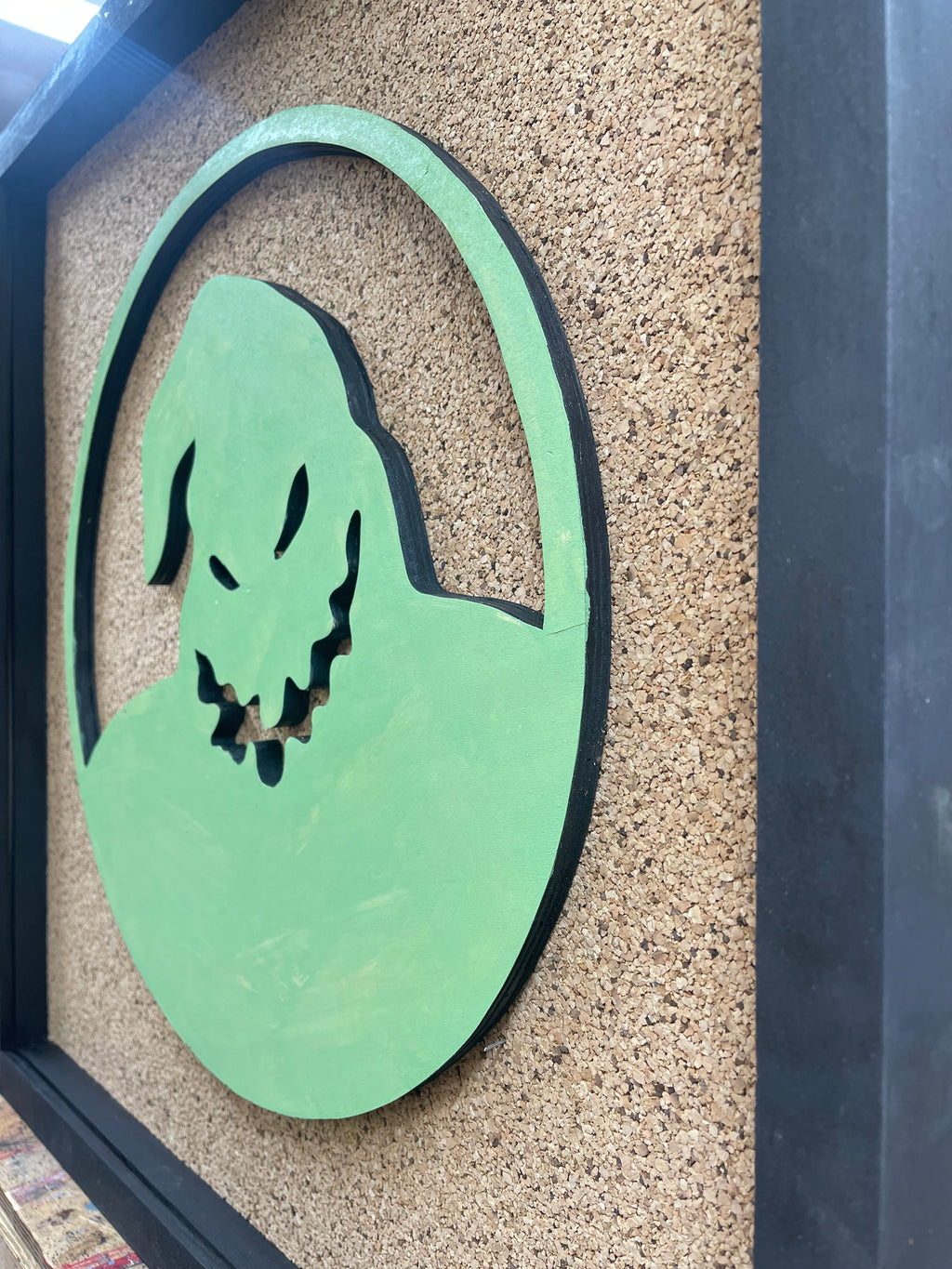Oogie Boogie Nightmare Before Christmas Inspired Handmade Pin Board | Custom Wooden Pin Display | EverAfterPinBoards