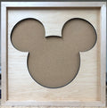 Mickey Mouse Icon Inspired Handmade Disney Pin Board | Custom Wooden Pin Display | Magical Pin Collector Display