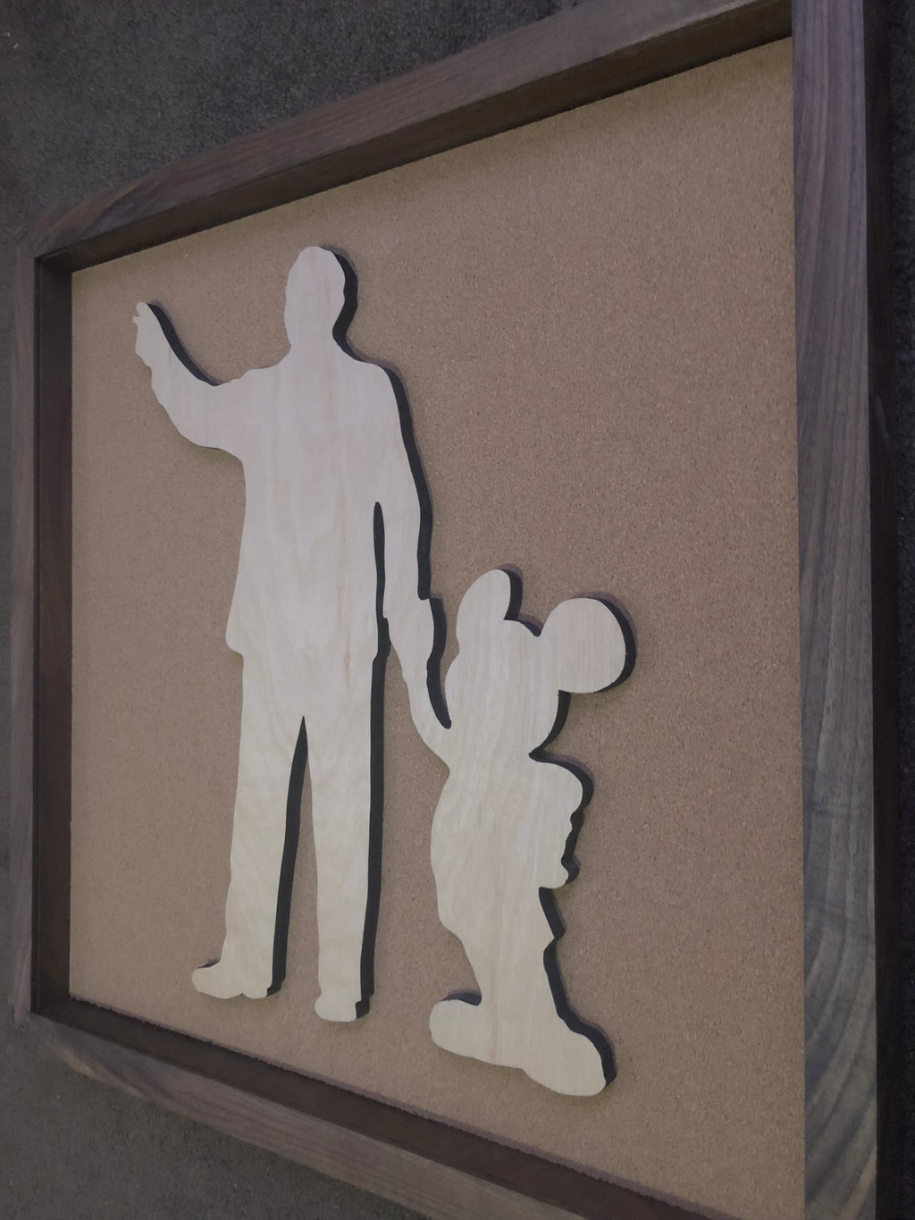 Partners Statue Inspired Handmade Pin Board | Walt & Mickey Pin Display | Disney Pin Board | EverAfterPinBoards
