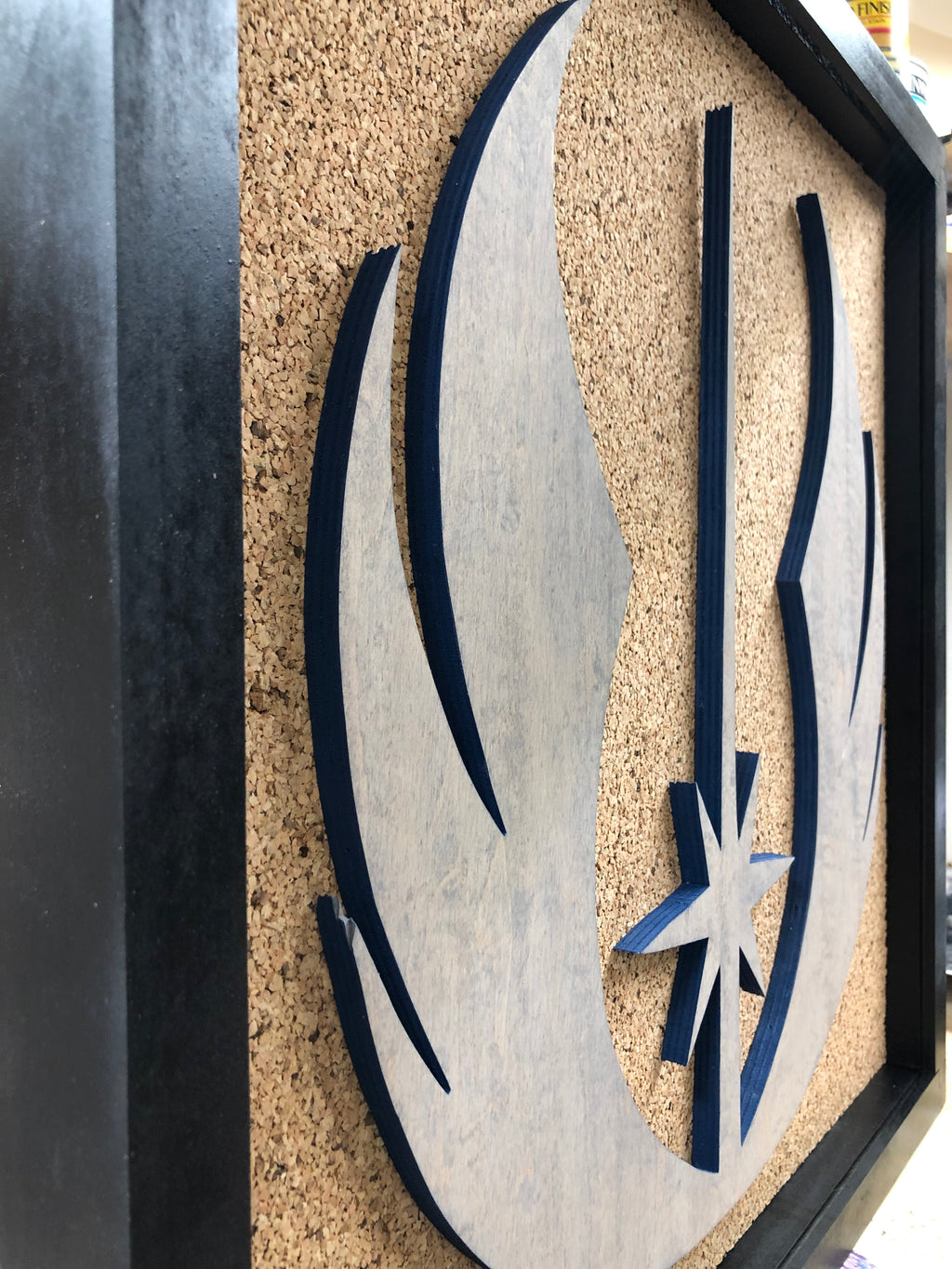 Jedi Order Symbol Inspired Handmade Pin Board | Star Wars Pin Display | Custom Wooden Pin Board | EverAfterPinBoards