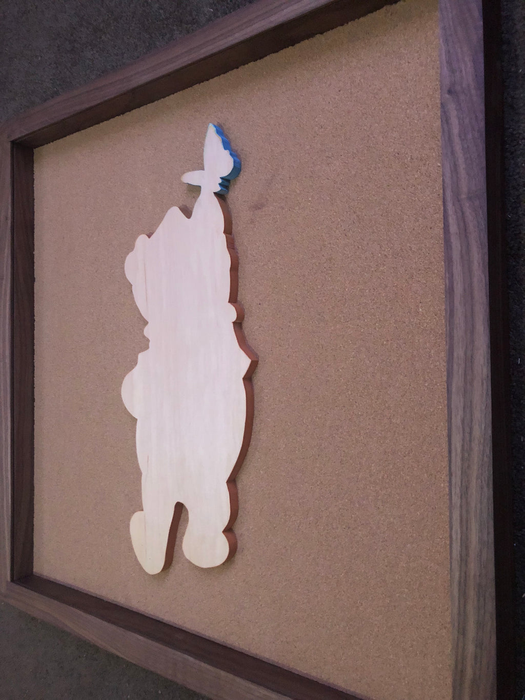 Winnie the Pooh Inspired Handmade Pin Board | Pooh & Butterfly Pin Display | Disney Pin Board | EverAfterPinBoards
