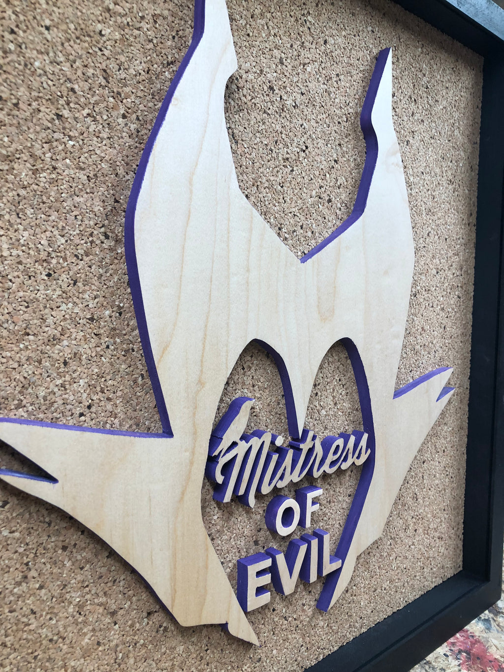 Maleficent Inspired Handmade Pin Board | Disney Villain Pin Display | Dragon Fairy Pin Board | EverAfterPinBoards