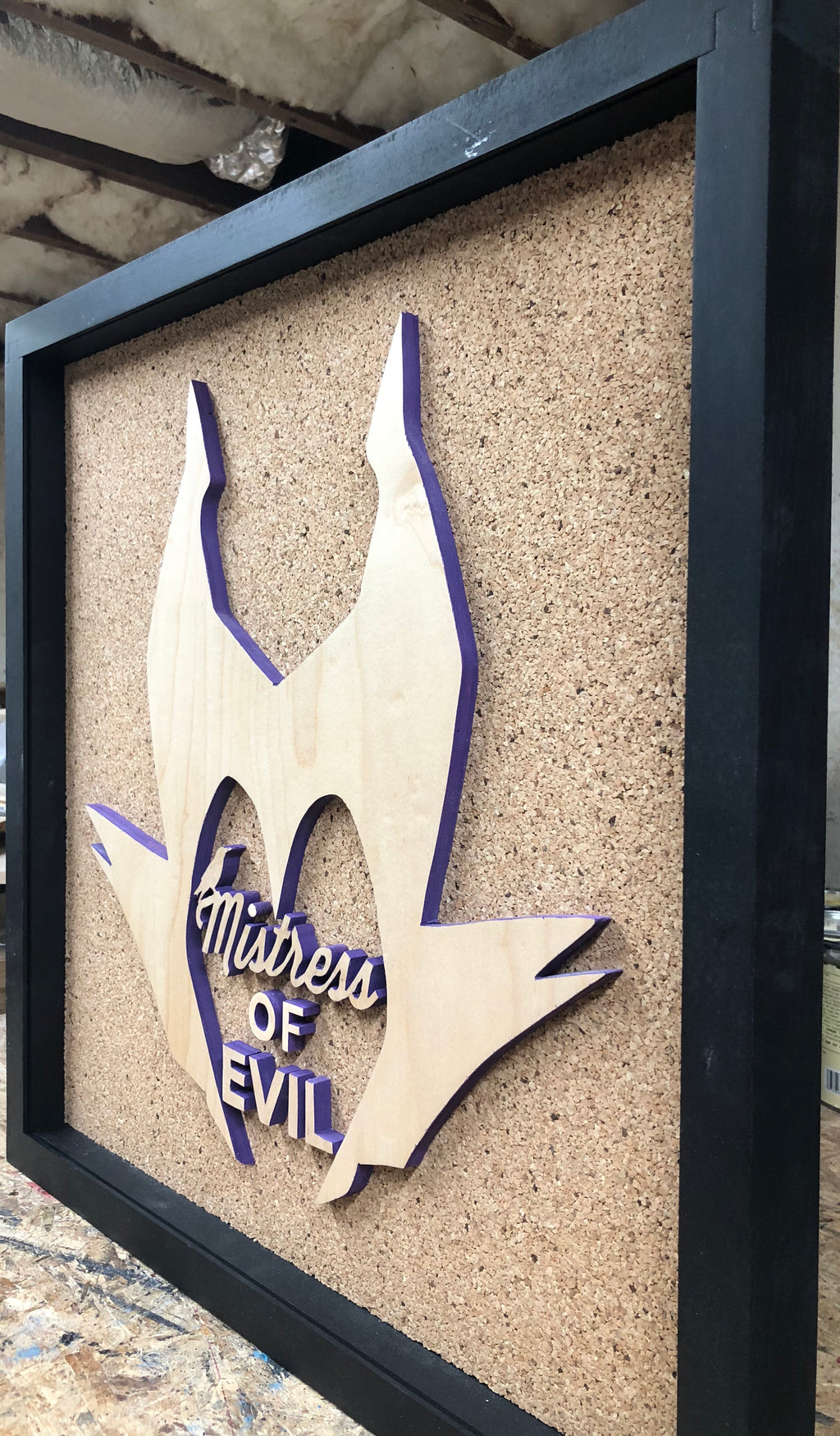 Maleficent Inspired Handmade Pin Board | Disney Villain Pin Display | Dragon Fairy Pin Board | EverAfterPinBoards
