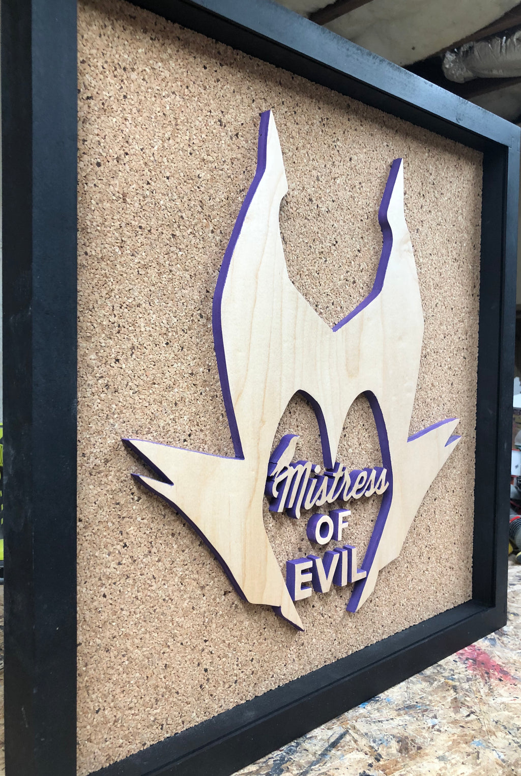 Maleficent Inspired Handmade Pin Board | Disney Villain Pin Display | Dragon Fairy Pin Board | EverAfterPinBoards