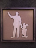 Partners Statue Inspired Handmade Pin Board | Walt & Mickey Pin Display | Disney Pin Board | EverAfterPinBoards