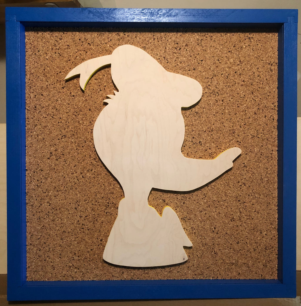 Donald Duck Inspired Handmade Pin Board | Disney Pin Display | Custom Wooden Pin Board | EverAfterPinBoards