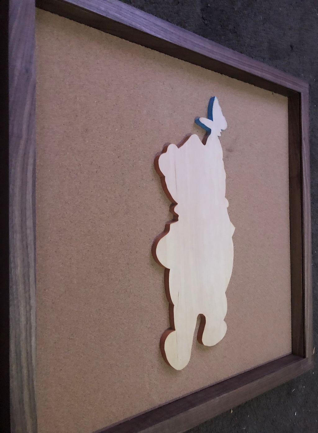 Winnie the Pooh Inspired Handmade Pin Board | Pooh & Butterfly Pin Display | Disney Pin Board | EverAfterPinBoards