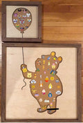 Winnie the Pooh with Balloon Inspired Handmade Disney Pin Board | Wooden Pin Display | Disney Pin Collector Board
