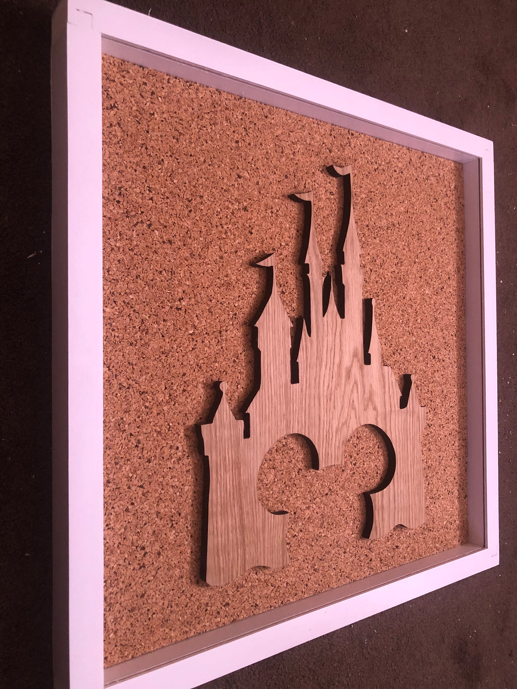 Disney Inspired Castle Pin Board – Handcrafted Wooden Display