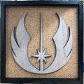 Jedi Order Symbol Inspired Handmade Pin Board | Star Wars Pin Display | Custom Wooden Pin Board | EverAfterPinBoards