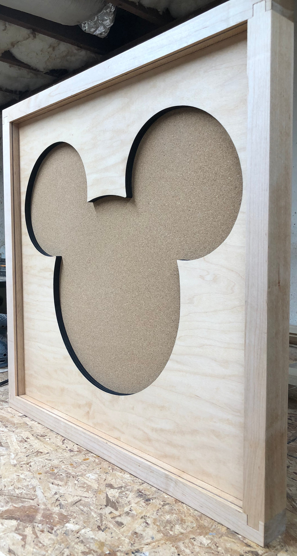 Mickey Mouse Icon Inspired Handmade Disney Pin Board | Custom Wooden Pin Display | Magical Pin Collector Display