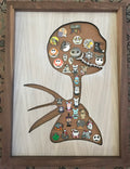 Nightmare  Before Christmas Jack Skellington Inspired Handmade Disney Pin Board | Wooden Pin Display | Disney Pin Collector Board