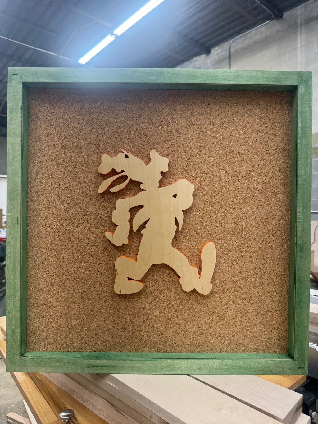 Goofy-Inspired Handmade Pin Board – Whimsical Disney Display