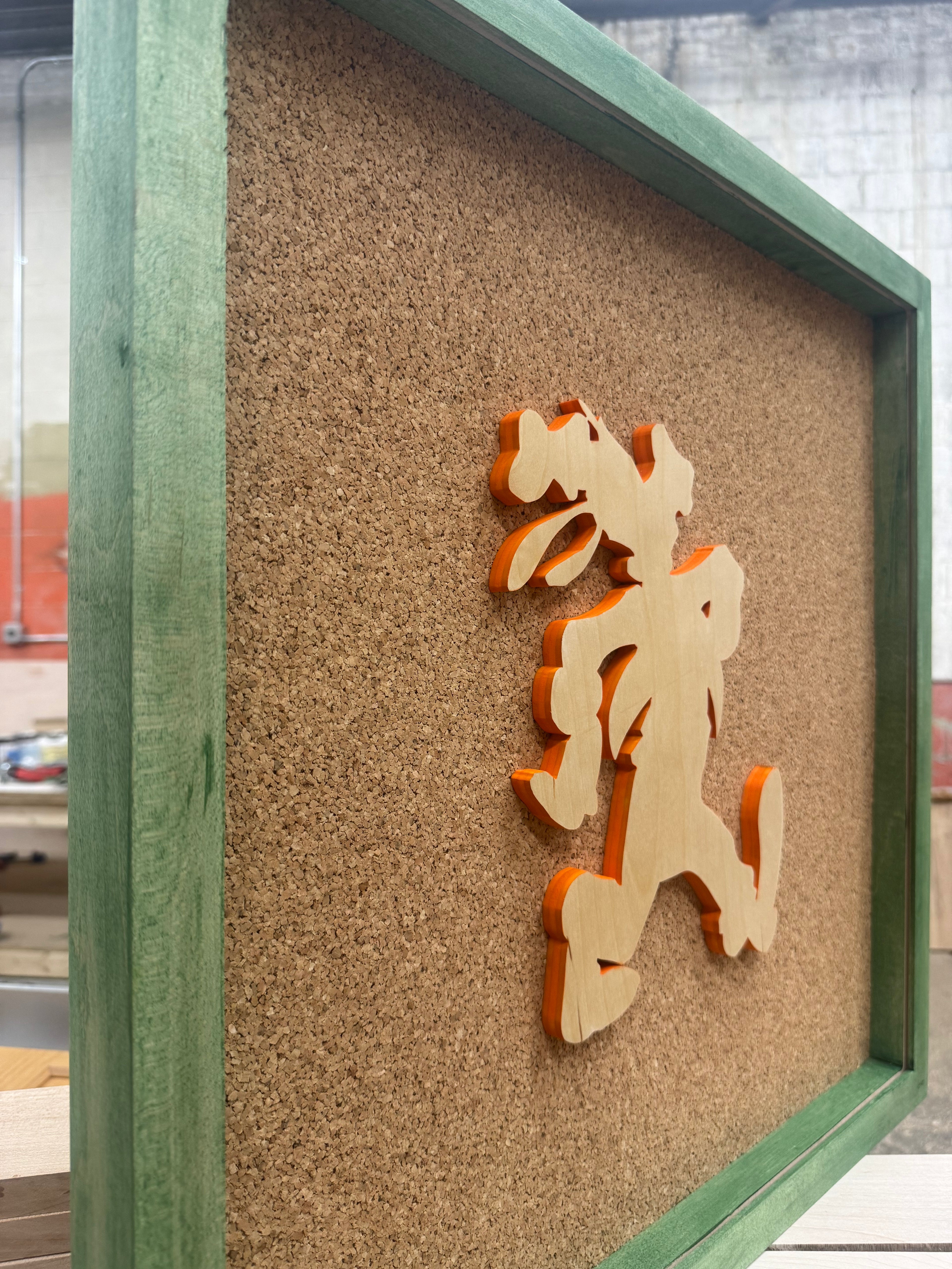 Goofy-Inspired Handmade Pin Board – Whimsical Disney Display